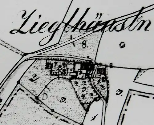 Plan aus dem Jahre 1836