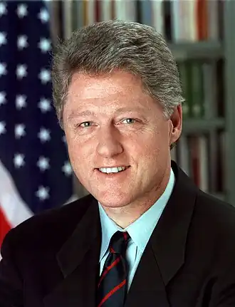 Bill Clinton, 42. Präsident der Vereinigten Staaten von Amerika (1993–2001)