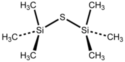 Strukturformel von Hexamethyldisilathian