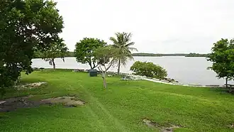 Der Park besteht zu einem überwiegenden Anteil aus Wasser.