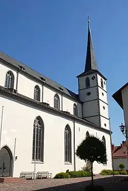 Die Kirche in Bischofsheim