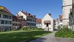 Michaelskapelle und Häuser der Schottengasse