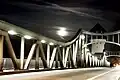Brücke und Wasserturm bei Nacht; Blickrichtung: Nordost (2012)