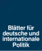Blätter für deutsche und internationale Politik Logo