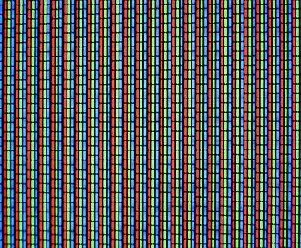 Matrix eines Fernsehbildschirmes