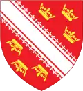 Lilienmäander im Wappen des Elsass