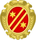 Wappen der Buonaparte aus Sarzana, Ligurien