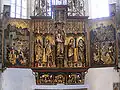 Kloster Blaubeuren Hochaltar, mit den kostbaren Skulpturen der Meister Michel Erhart und Gregor Erhart