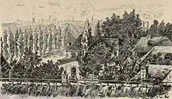 Von der Rosentalgasse aus gesehen