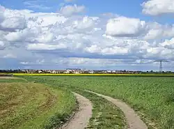 Blick über die Mark Flickert nach Lausen