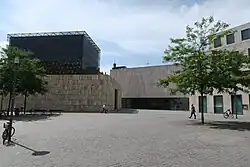 Blick vom Oberanger auf den St.-Jakobs-Platz und die Hauptsynagoge