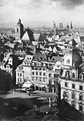 Blick vom Dom auf den Markt um 1930