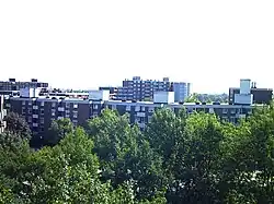 Blick vom Gropiusring in Richtung Osten