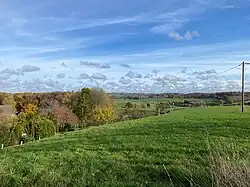 Blick von der Allee nach Norden