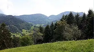 Blick vom Köpfle auf den Belchen