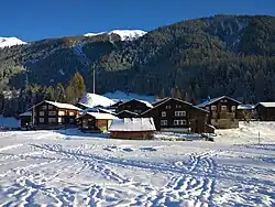 Winterliche Ansicht von Blitzingen