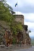 Lage unterhalb der Burg