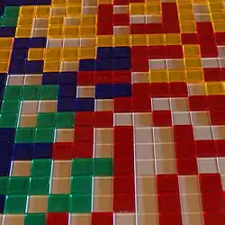 Blokus – Ausschnitt aus dem Spielbrett