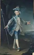 Junger Graf Hardegg „Blue Boy“ um 1730, Schloss Stetteldorf