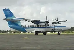 Let L-410UVP-E der Blue Sky Aviation