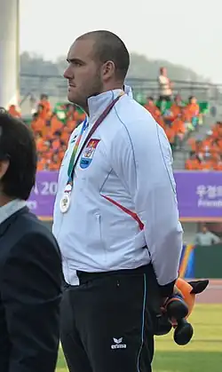 Bob Bertemes Rang fünfzehn mit 19,10&nbsp;m