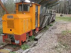 Eine Garnitur der Bockerlbahn