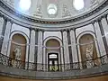 Marmorfassung (links) im Bode-Museum