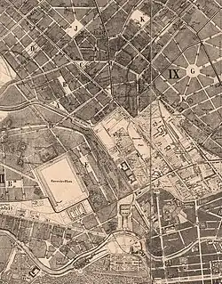 Anschluss am „Nordbassin“, 1862