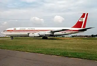 Boeing 707 der Guyana Airways
