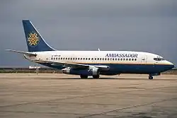 Boeing 737-200 der Ambassador Airways