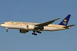 Boeing 777-200ER der Saudia