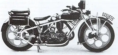 Das Modell „Tourer“ mit 600&nbsp;cm³ von 1927.