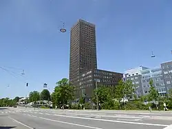 Bohrs Turm von der Vigerslev Allé aus gesehen