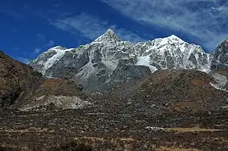 Boktoh Central 6042 m und Boktoh East 6142 m