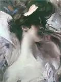 Giovanni Boldini: Porträt von Lina Cavalieri, Öl auf Leinwand, um 1912