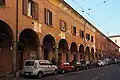 Bologna, Via San Vitale (Arkadengang)