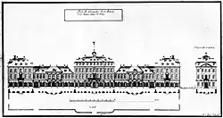 Vorderseite (Zeichnung, Franz Ludwig Madler, März 1783)