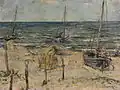 Boote am Strand bei Carlshagen (1928)
