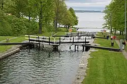 Borenshultschleusen am Göta-Kanal, Schweden