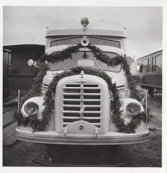 Einweihung eines SVG Leichttriebwagens