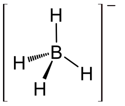 Strukturformel von Borhydridanion