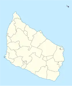 Lage des Christiansø Sogn zur Bornholm Kommune