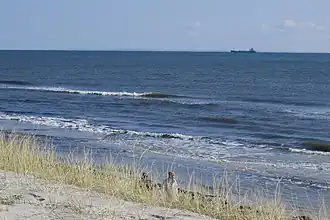 Blick von Sandhammaren Richtung Bornholm