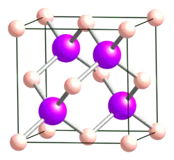 Kristallstruktur von Borarsenid