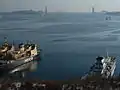 Blick auf den Östlichen Bosporus von Wladiwostok aus