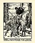 Kriegsnotspende Leipzig (Holzschnitt)