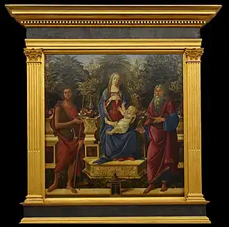 Altarbild der Cappella Bardi, 1484–1485, Santo Spirito, Gemäldegalerie, Berlin