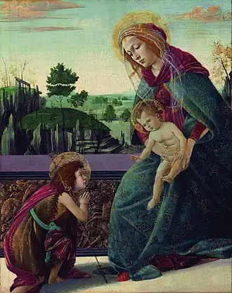 Madonna mit Kind und Johannesknabe (Sandro Botticelli)