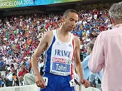 Bouabdellah Tahri, zuvor über 3000&nbsp;Meter&nbsp;Hindernis Medaillengewinner bei Europa- und Weltmeisterschaften – Rang neun in 3:44,24&nbsp;min