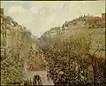 Le Boulevard Montmartre, mardi gras, après-midi
